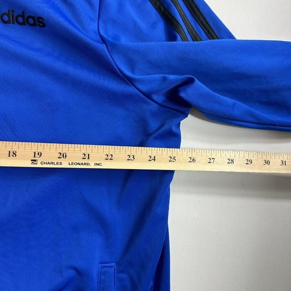 ADIDAS Blue Track Jacket Men's Size 2XL Active Athletic Casual Gym Training - Picture 8 of 10